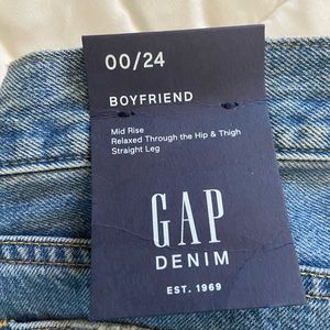 GAP Mid Rise Boyfriend Jeans